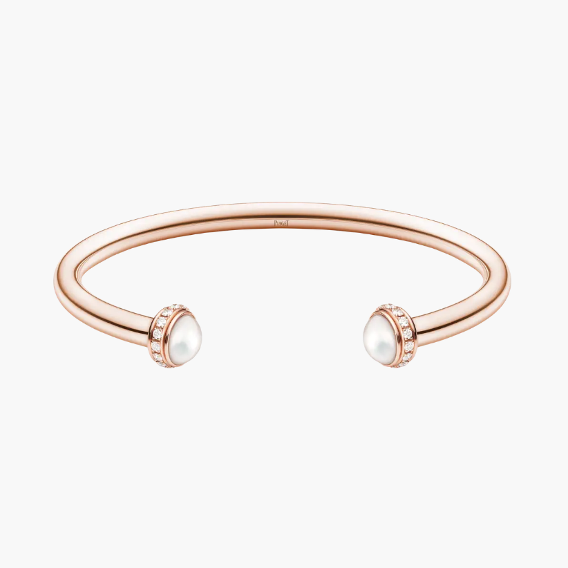 Possession open bangle bracelet